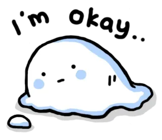 Just a snowball @stickersb2b whatsapp stickers