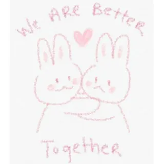 зайчики telegram stickers