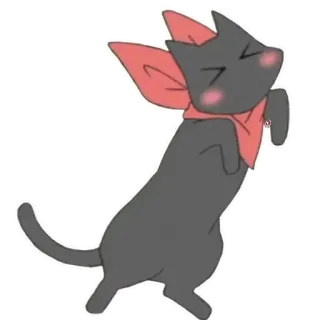 😣 кот, мультфильм, милый, животное, лента telegram sticker