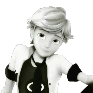 🙂 Adrien Agreste Miraculous: Tales of Ladybug & Cat Noir Adrien Agreste, Miraculous Ladybug, Animé, Dessin animé, Garçon, Personnage, Sourire telegram sticker