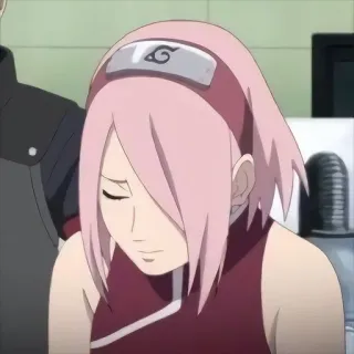 😞 Sakura Haruno Naruto Anime, Sakura, Naruto, Ninja, Fanart, Kreskówka, Postać, Haruno telegram sticker