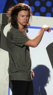 😞 Harry Styles singer, celebrity, pop star, harry styles, one direction telegram sticker