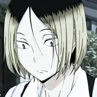 🧼 Kozume Kenma Haikyuu!! Anime, Haikyuu, Kozume Kenma, Kenma, Siatkówka, Postać telegram sticker
