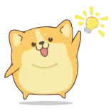 Corgi @IMG2D telegram stickers