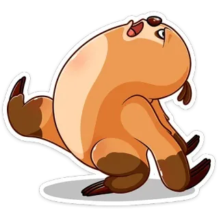 😒 sloth, animal, cute, cartoon, funny, sticker telegram sticker