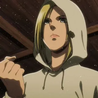 Annie Leonhart by @aotstickerpack telegram stickers