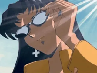 😎 anime, sunglasses, woman, cartoon, style telegram sticker