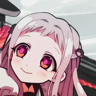 🙂 Yashiro Nene Toilet-Bound Hanako-kun anime, girl, cute, manga, kawaii, school telegram sticker