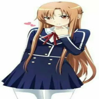 😘 Asuna Yuuki Sword Art Online Anime, Ragazza, Personaggio, Sword Art Online, Asuna, Yuuki telegram sticker