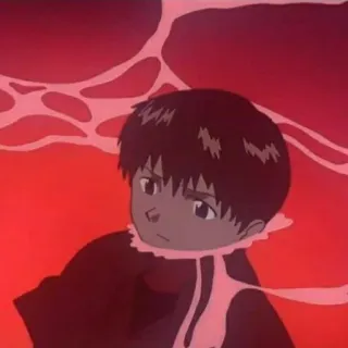 😶 Shinji Ikari Neon Genesis Evangelion anime, eva, nerv, blood, kaworu telegram sticker