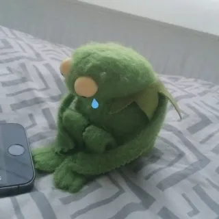 🌟 Kermit Kermit der Frosch, traurig, weinend, Puppe, Meme, einsam whatsapp sticker