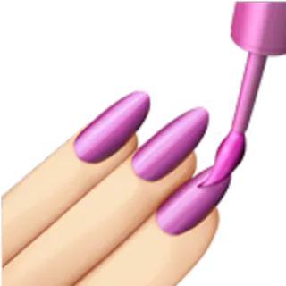 💅 manicure, nails, nail polish, beauty, cosmetics, purple telegram sticker