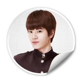 😏 портрет, азиат, человек, стикер telegram sticker
