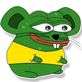 😩 meme, sticker, pepe, frosch, grün, cartoon telegram sticker
