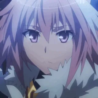 💕 Astolfo アニメ, キャラクター, 漫画, ファンタジー telegram sticker