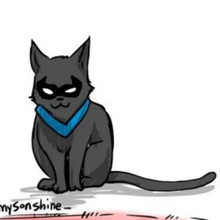 ♟ mysonshine_ chat, masque, animal, dessin animé whatsapp sticker