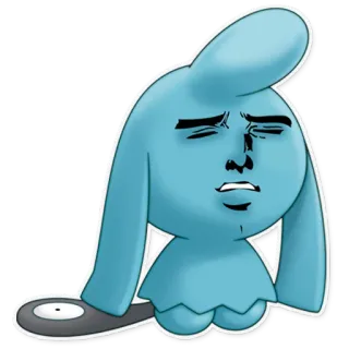 😌 Meme, Wobbuffet, Pog, Pokémon, twarz, wyraz, śmieszne telegram sticker