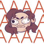 😡 cartoon, expression, angry, annoyed, character, face, illustration whatsapp sticker