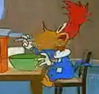 😵 Woody Woodpecker การ์ตูน, วู้ดดี้ วู้ดเพ็คเกอร์, ตลก, เรโทร, ตัวละคร, แอนิเมชัน telegram sticker
