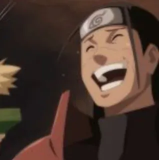 🤣 Hashirama Senju Naruto Anime, Naruto, Hashirama Senju, Riendo, Feliz telegram sticker