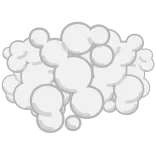 🤫 nube, humo, polvo whatsapp sticker