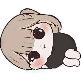 🐼 Anime, Manga, Kartun, Sedih, Menangis, Lucu, Gadis, Stiker telegram sticker