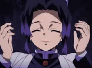 😊 Shinobu Kocho Demon Slayer Anime, Demon Slayer, Shinobu Kocho, Manga, Animation japonaise telegram sticker
