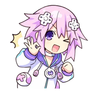 👌 anime, chibi, cute, sticker telegram sticker