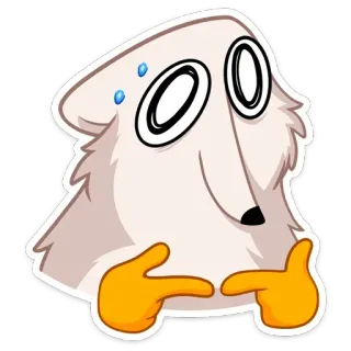 😅 cane, nervoso, carino, meme, timido telegram sticker