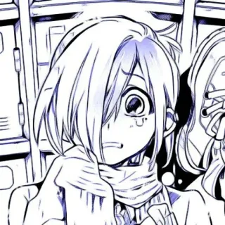 🫐 Anime, Manga, Ritratto, Personaggio, Illustrazione telegram sticker