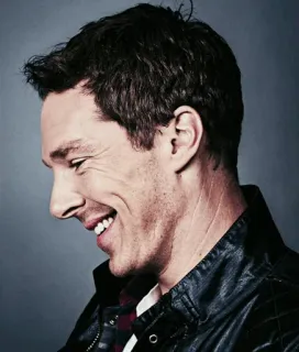 😅 man, portrait, actor, celebrity, smile telegram sticker