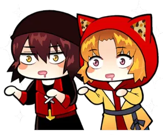 🤤 Chibi, Anime, Cartoni animati, Kawaii, Carino, Manga telegram sticker