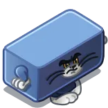 🧱 Tom Cat Tom and Jerry Tom, cat, cartoon, box, angry, fictional character, expression telegram sticker