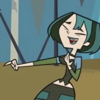 🐉 Gwen Total Drama dibujos animados, Gwen, Total Drama, personaje, animado whatsapp sticker