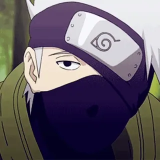 😊 Kakashi Naruto Anime, Ninja, Kakashi, Manga telegram sticker