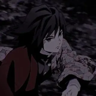 🌊 Giyu Tomioka Demon Slayer Anime, Demon Slayer, Giyu Tomioka, Spada, Katana telegram sticker
