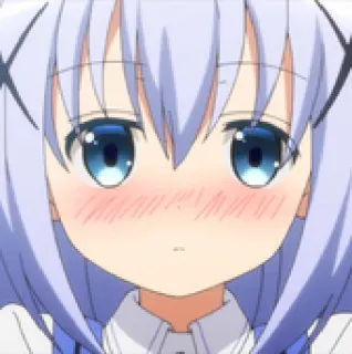 😳 Anime, Chica, Lindo, Chibi, Manga, Dibujos animados whatsapp sticker