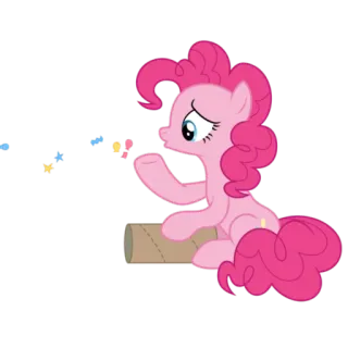 😢 Pinkie Pie My Little Pony Пинки Пай, My Little Pony, мультфильм, пони, дружба, анимация telegram sticker