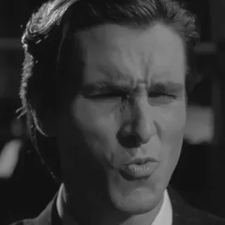 😚 Patrick Bateman American Psycho whatsapp sticker