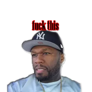 🌝 50 Cent fuck this rapper, boos, 50 Cent, beroemdheid, Curtis Jackson telegram sticker