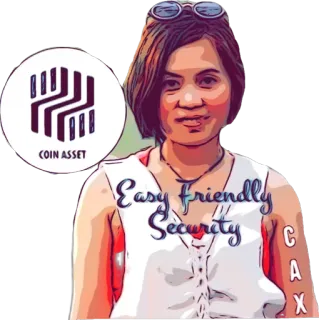 ☺️ Easy Friendly Security простой, дружелюбный, безопасность, монета, актив telegram sticker