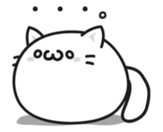🐱 owo кот, милый, owo, эмодзи, интернет сленг telegram sticker