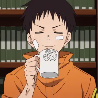 🧯 Shinra Kusakabe Fire Force anime, firefighter, manga, shinra, kusakabe, fire force telegram sticker