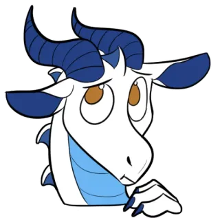 😶 龙, 幻想, 动物, 卡通, 贴纸 telegram sticker