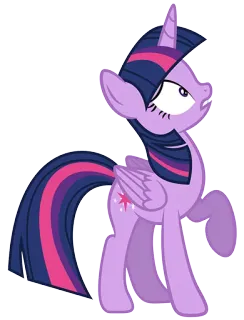 😳 Twilight Sparkle My Little Pony Pony, Cartoon, Twilight Sparkle, Freundschaft, Magie telegram sticker