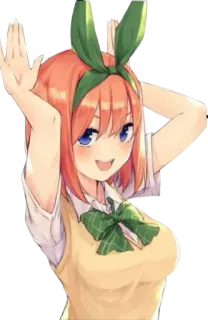 😁 anime, girl, cute, bunny ears, character telegram sticker