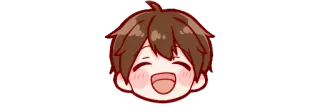 😆 Anime, Kawaii, Słodkie, Manga, Radosny, Szczęśliwy telegram sticker