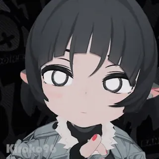 😱 Kiroko96 애니메이션 소녀, 만화, 애니메이션, 캐릭터, 여성 telegram sticker