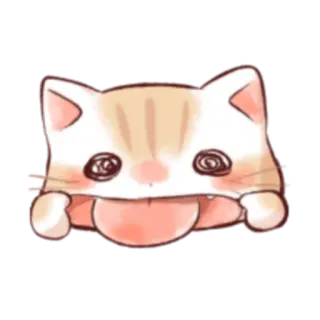 😛 кот, котенок, милый, животное, питомец, язык наружу whatsapp sticker