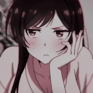⛓ Chizuru Ichinose Rent-A-Girlfriend Anime, Manga, Chizuru Ichinose, Rent-a-Girlfriend, Cartone animato, Donna, Ragazza telegram sticker